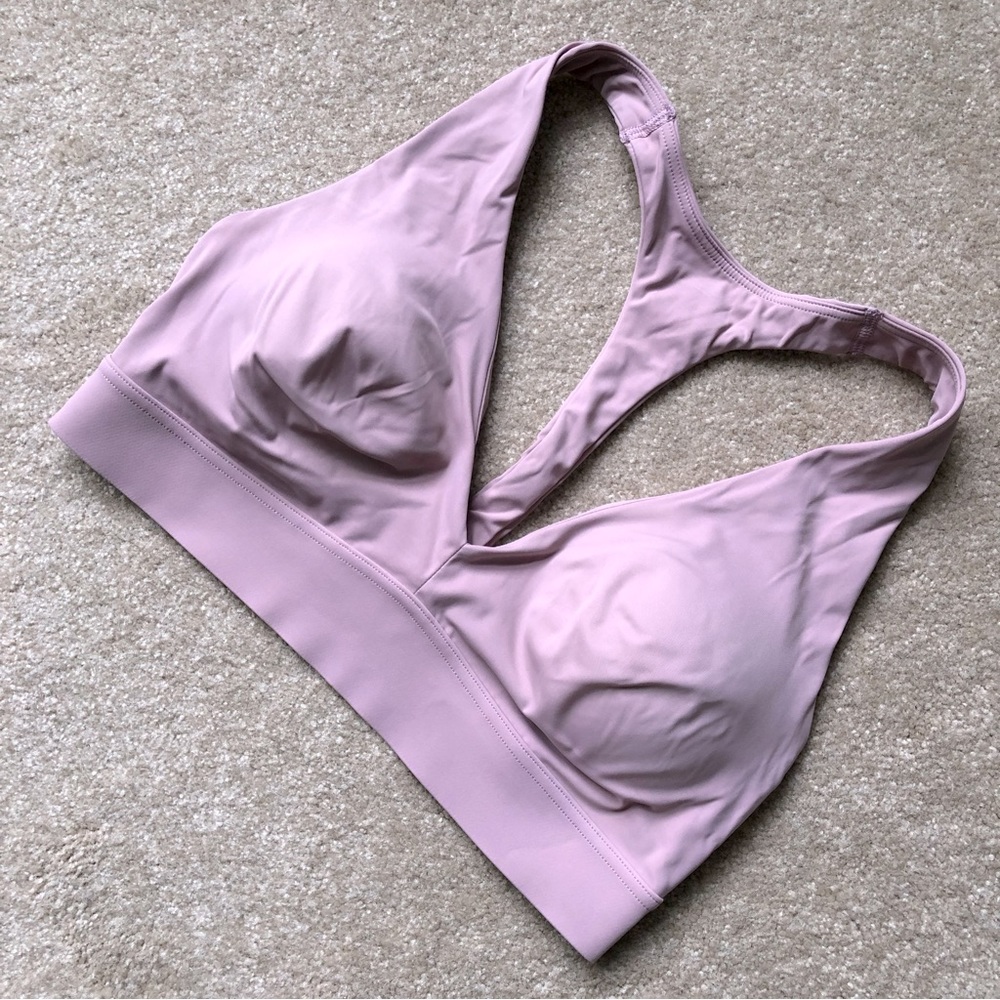 Athleta Yin Bra 34B/C Sugarplum Mauve